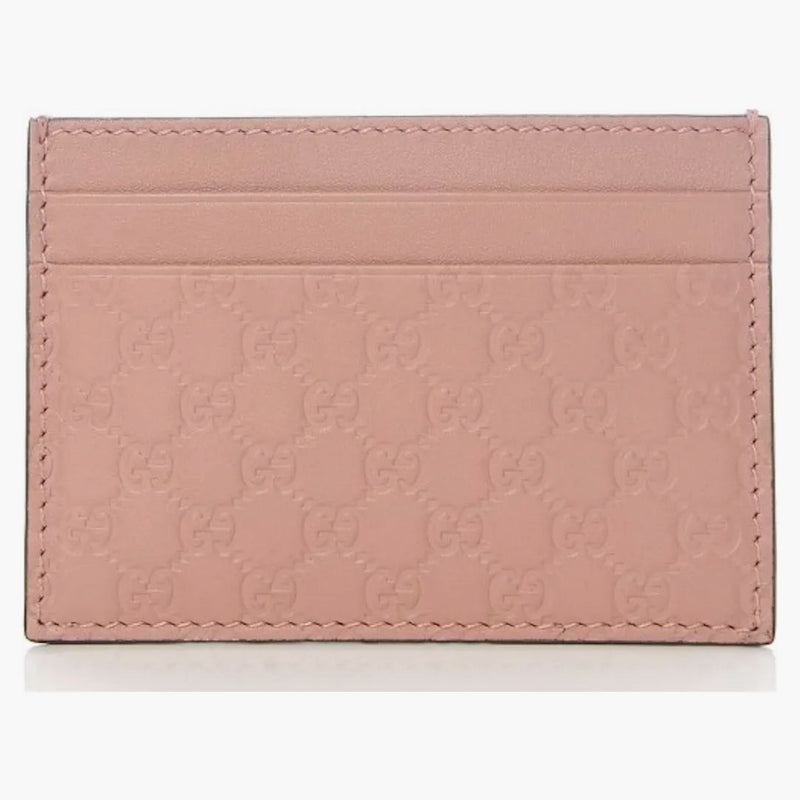 Gucci Card Case Microguccissima (5 Card Slot) Soft Pink