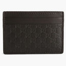 Gucci Card Case Microguccissima Black