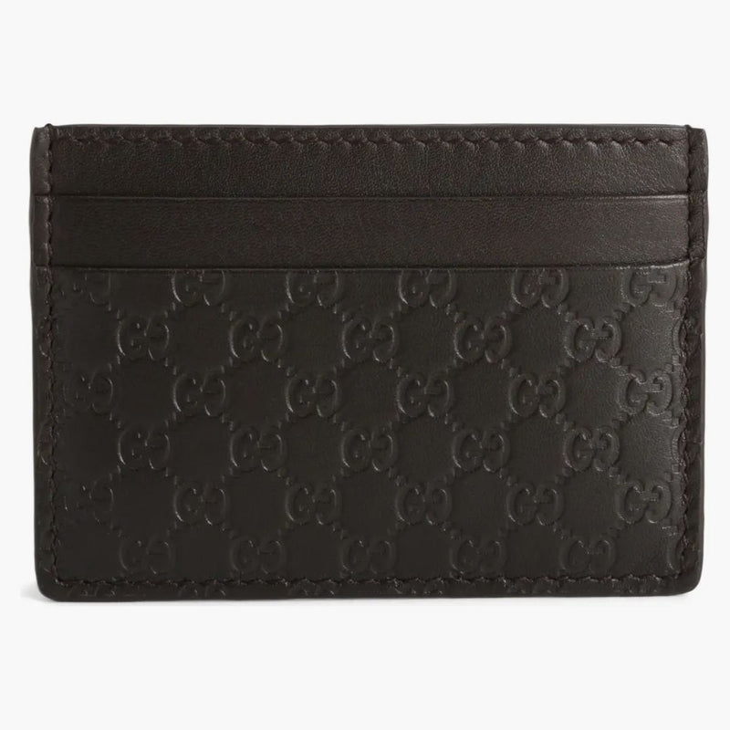 Gucci Card Case Microguccissima Black