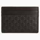 Gucci Card Case Microguccissima Black