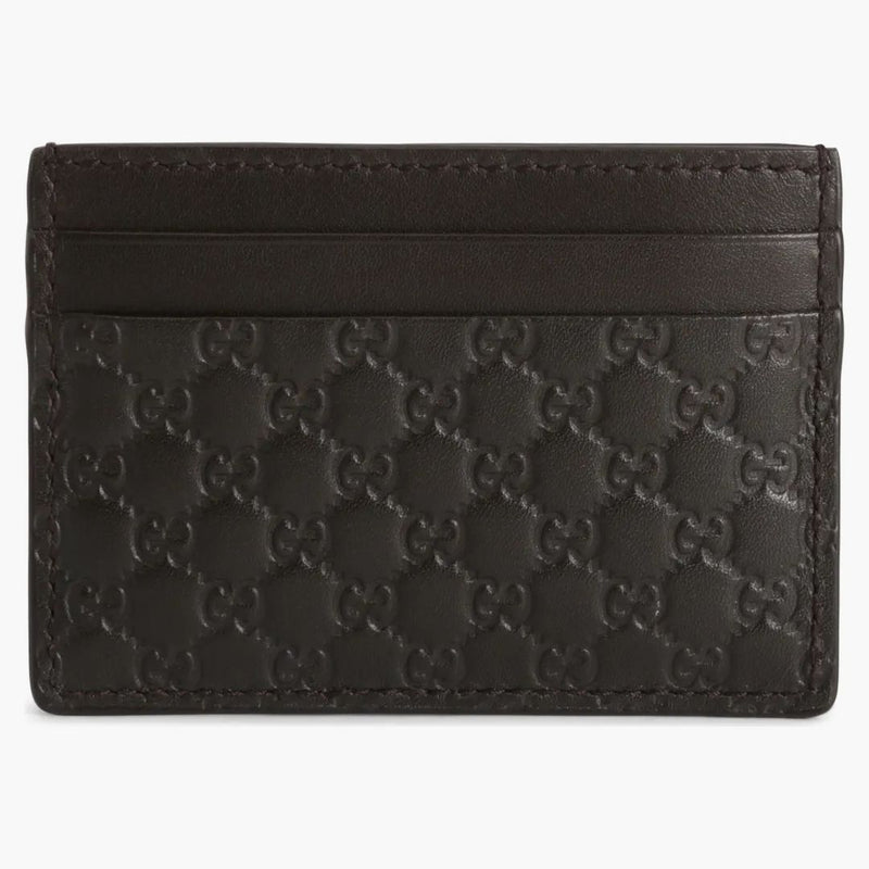 Gucci Card Case Microguccissima Black