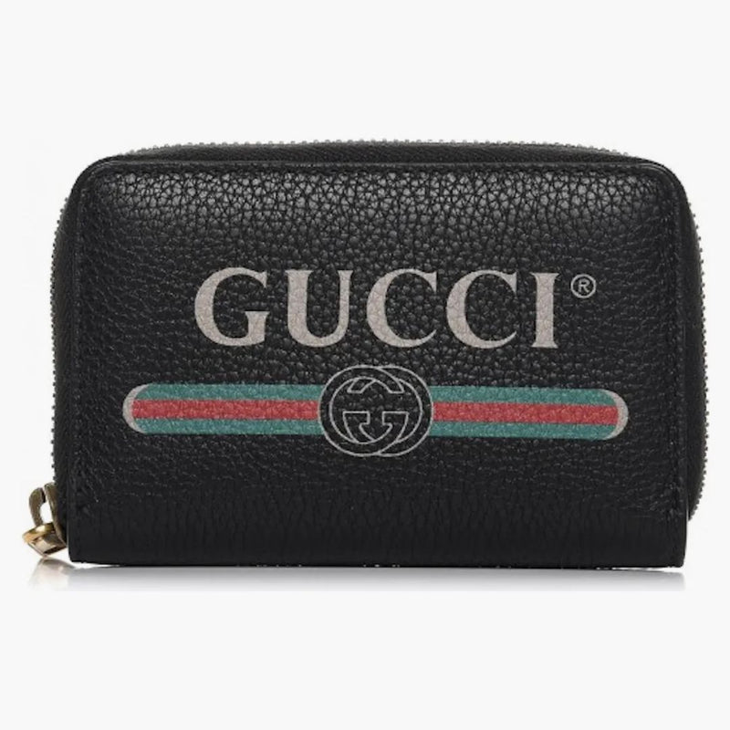 Gucci Zip Around Card Case Black