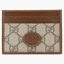 Případ karty Gucci s propojením g béžové/ebeny