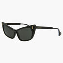 Gucci Cat Eye-Frame Acetate Sunglasses Black/Black/Gray (GG0626S-30008359-001)