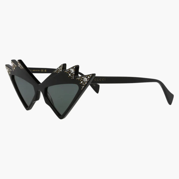 Occhiali da sole acetato di gatto gatto Gucci Black/Black/Grey (GG1371S-30014002-003)