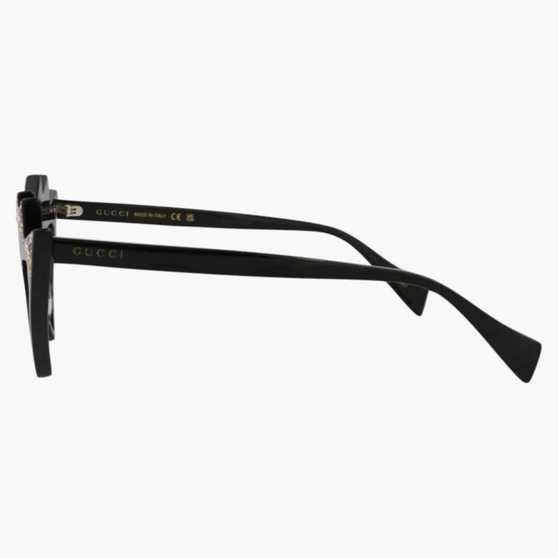 Gucci Cat Eye-ramacetat solglasögon svart/svart/grå (GG1371S-30014002-003)