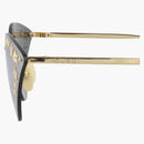 Gucci Cat Eye-Frame Metal Sunglasses Gold/Gold/Silver (GG0898S-30010504-002)