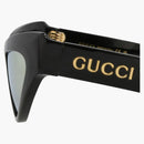 Gucci Cat Eye-ram återvunnet acetat solglasögon svart/svart/guld (GG1294S-30013847-002)