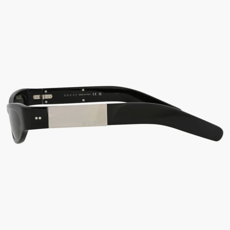 Gucci Cat Eye-Frame Recycled Acetate Sunglasses Black/Black/Gray (GG1635S-30014928-003)