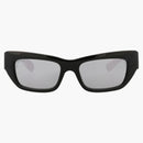 Gucci Cat Eye-Frame Recycled Acetate Sunglasses Black/Black/Silver (GG1296S-30013841-002)
