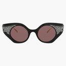 Recyklované acetátové sluneční brýle Gucci Cat Eye-Frame Black/Gold/Brown (GG1327S-30013927-001)