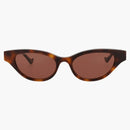 Gucci Cat Eye-Frame Recycled Acetate Sunglasses Havana/Havana/Brown (GG1298S-30013901-002)