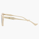 GUCCI CAT Eye-Frame Recycled Acetate Sunglasses Ivory/Ichef (GG1299S-30013902-004)