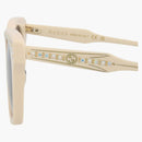 GUCCI CAT Eye-Frame Recycled Acetate Sunglasses Ivory/Ichef (GG1299S-30013902-004)