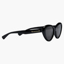 Sluneční brýle Gucci Cat-Eye Černá/pevná šedá (706685 J0740 1012)