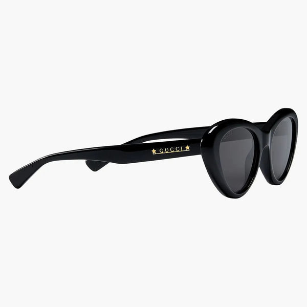 Gucci Cat-Eye Frame Sunglasses Black/Solid Gray (706685 J0740 1012)