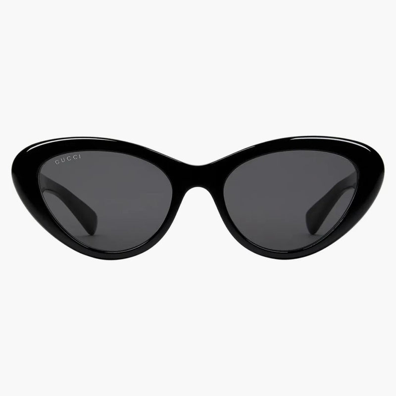 Gucci Cat-Eye Frame Sunglasses Black/Solid Gray (706685 J0740 1012)