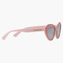 Gucci Cat-eye Frame Sunglasses Pink/solid Grey (