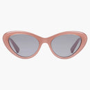 Gucci Cat-eye Frame Sunglasses Pink/solid Grey (
