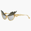 Gucci Cat Eye Sunglasses beige/beige/Silver (GG1094S-30012857-005)