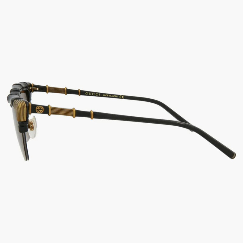 Gucci Cat Eye Sunglasses Black/Black/Brown (GG0660S-30008580-001)