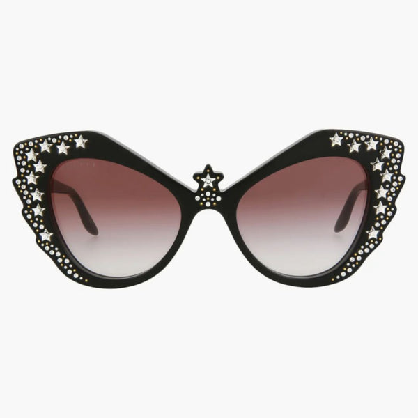 Occhiali da sole Gucci Cat Eye Nero/Nero/rosso (GG1095S-30012868-001)