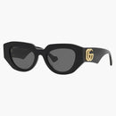 Occhiali da sole Gucci Cat Eye neri/oro (GG1421S 001)