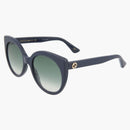Gucci Cat Eye Sunglasses Blue/Gray (GG0325S-30002854-008)