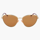 Gucci Cat Eye Sunglasses Gold (GG0803S-002-58)