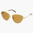 Gucci Cat Eye Sunglasses Gold (GG0803S-002-58)