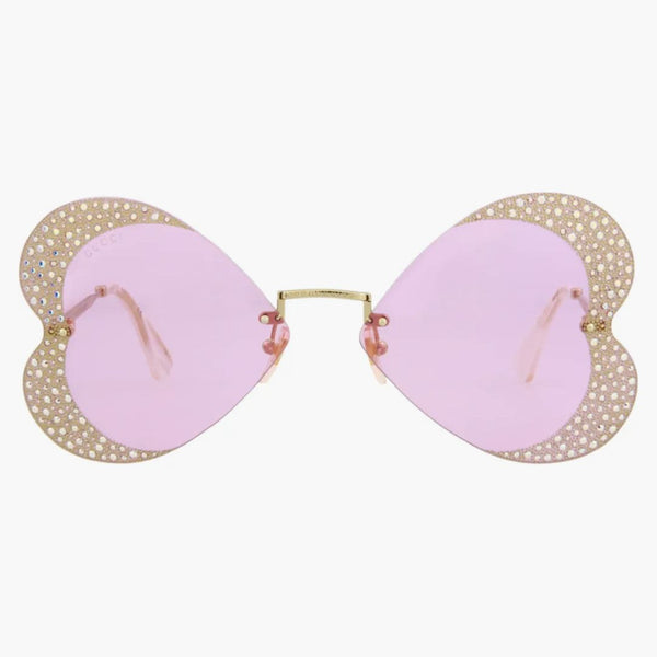 Occhiali da sole Gucci Cat Eye oro/oro/rosa (GG0897S-30010507-001)