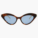 Gucci Cat Eye Sunglasses Havana Gold/Blue (GG0978S-3001176-003)
