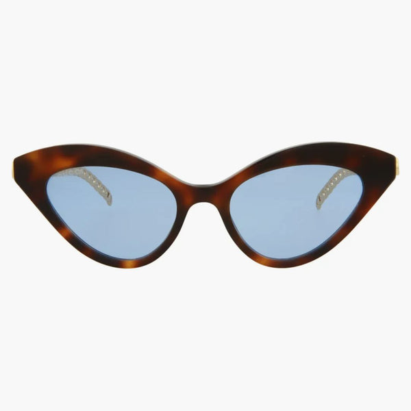 Occhiali da sole Gucci Cat Eye Havana Gold/Blue (GG0978S-3001176-003)