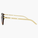 Gucci Cat Eye Sunglasses Havana Gold/Blue (GG0978S-3001176-003)