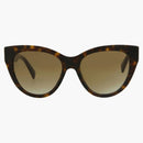 Gucci Cat Eye Sunglasses Havana Gold/Brown (GG0460S-30006463-002)