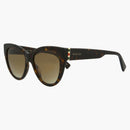Gucci Cat Eye Sunglasses Havana Gold/Brown (GG0460S-30006463-002)