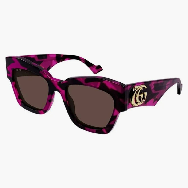 Gucci Cat Eye Sunglasses Havana Pink (gg1422s-005)