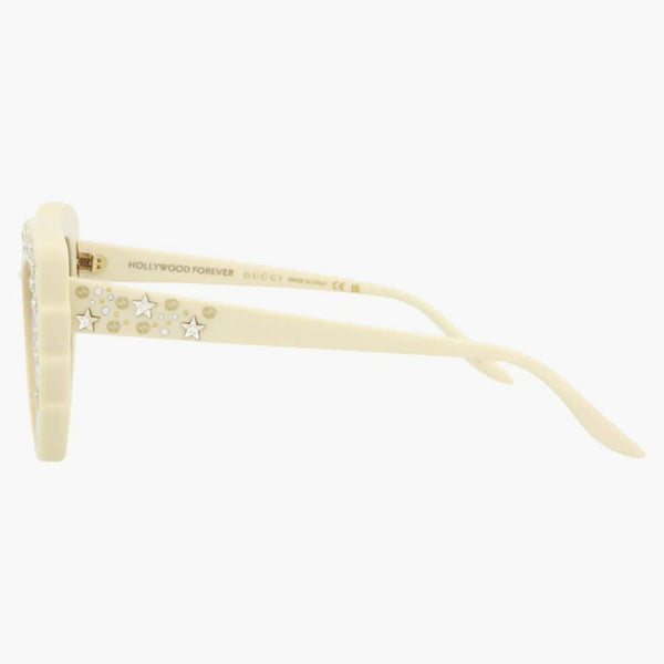 Occhiali da sole Gucci Cat Eye avorio/avorio/marrone (GG1095S-30012868-002)