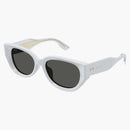 Gucci Cat Eye Sunglasses Light Gray/Black (GG1532SA-003)