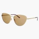 Gucci Cateye Sunglasses Gold/Yellow (GG0803S-002)