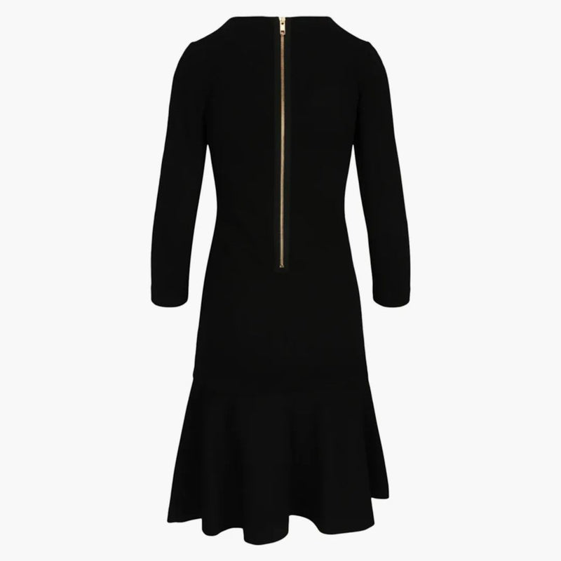 Gucci Chain-link Belt Midi Dress Black