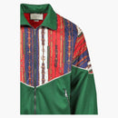 Giardino della giacca di stampa a catena Gucci