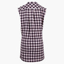 Gucci Check Tweed Tunic Dress Blue Plaid