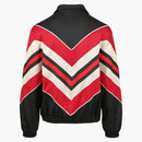 Gucci Chevron Jersey Track Jacket Black/Red