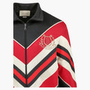 Gucci Chevron Jersey Track Jacket Black/Red