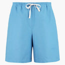 Gucci Ciel de Nuit Animal Cotted Cotton Shorts Blue