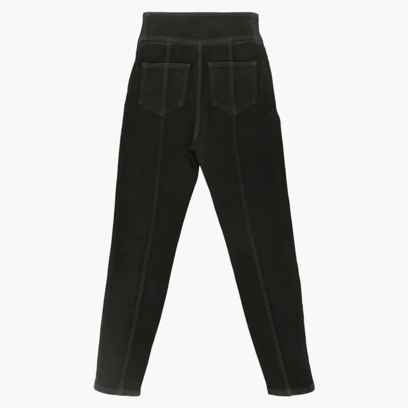 Gucci potažené džínové kalhoty s čepy černé/zlaté