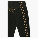 Gucci Coated Denim Pant With Studs Black/gold