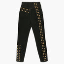 Gucci Coated Denim Pant With Studs Black/gold