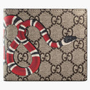 Peněženka na mince Gucci GG Supreme Kingsnake Print Beige/Ebony